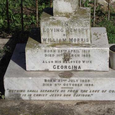 MORRIS William 1819-1854 &amp; Georgina 1829-1896