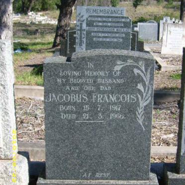 MULLER Jacobus Francois 1917-1966
