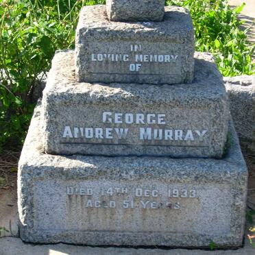 MURRAY George Andrew  -1933
