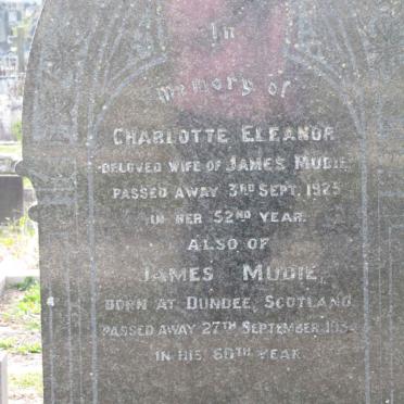 MUDIE James -1934 &amp; Charlotte Eleanor -1925