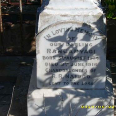 NAIDOO Ranganyagi 1914-1916