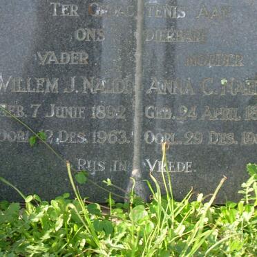 NAUDE Willem J. 1892-1963 &amp; Anna C. 1895-1966