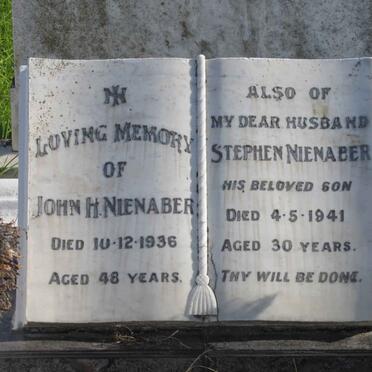 NIENABER John H. -1936 :: NIENABER Stephen -1941  