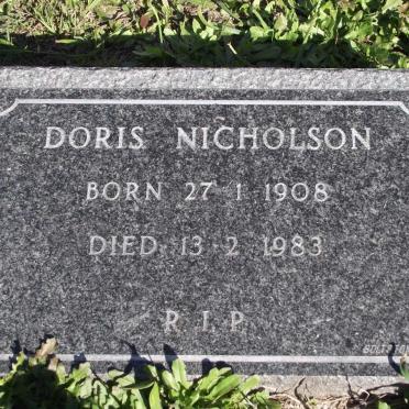 NICHOLSON Doris 1908-1983
