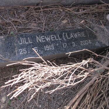 NEWELL Jill nee LAWRIE 1919-2004