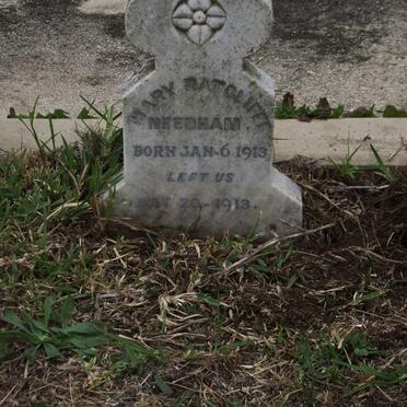 NEEDHAM Mary Ratcliffe 1913-1913