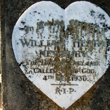 NEWBURY William Henry -1930