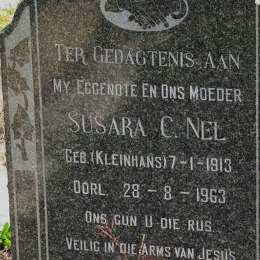 NEL Susara C. nee KLEINHANS 1913-1963