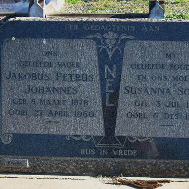 NEL Jacobus Petrus Johannes 1878-1960 &amp; Susanna Sophia 1881-1959