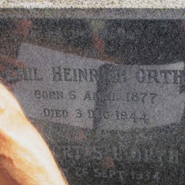 ORTH  Emil Heinrich 1877-1944