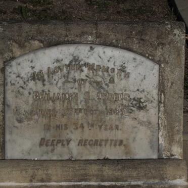 ODGERS Benjamin S. -1920