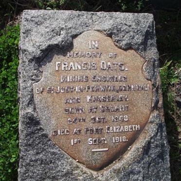 OATS Francis 1848-1918