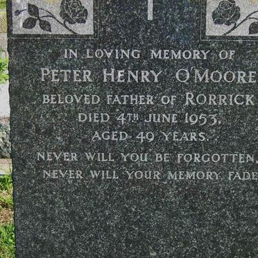 O'MOORE Peter Henry -1953