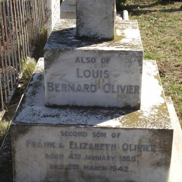 OLIVIER Louis Bernard 1868-1942