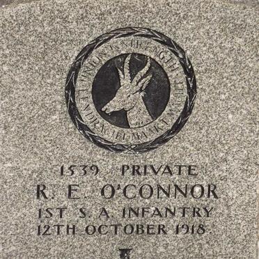 O'CONNOR R.E. -1918