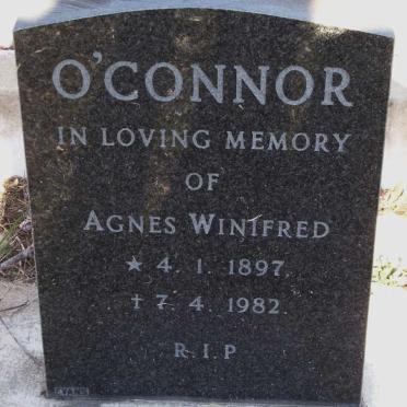 O'CONNOR Agnes Winifred 1897-1982