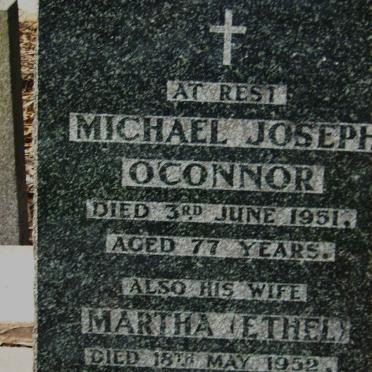 O'CONNOR Michael Joseph -1951 &amp; Martha -1952