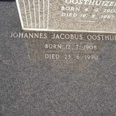 OOSTHUIZEN  ? 1906-1987 :: OOSTHUIZEN Johannes Jacobus 1908 - 1990