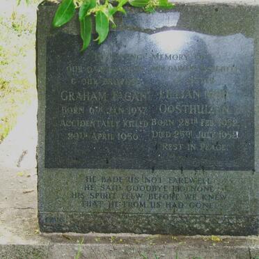 OOSTHUIZEN Graham Fagan 1937-1956 :: OOSTHUIZEN Lillian Mary 1952-1952