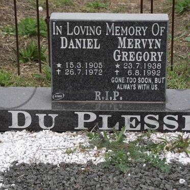 PLESSIS Daniel, du 1905-1972 :: DU PLESSIS Mervyn Gregory 1938-1992