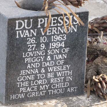 PLESSIS Ivan Vernon, du 1963-1994