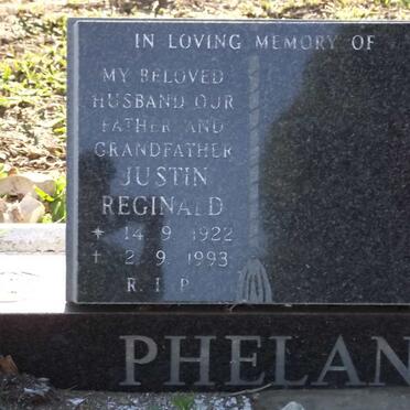 PHELAN Justin Reginald 1922-1993