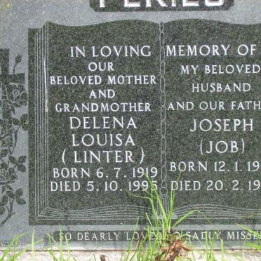 PERILS Joseph 1918-1971 &amp; Delena Louisa 1919-1995