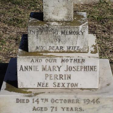 PERRIN Annie Mary Josephine nee SEXTON -1946