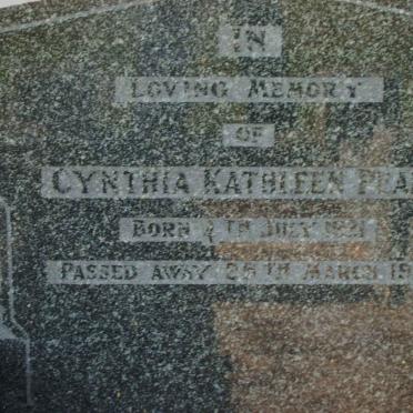PEARD Cyntia Kathleen 1821-1941