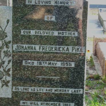 PIKE Johanna Fredericka -1955 