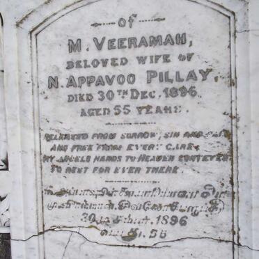 PILLAY M.Veeramah -1896