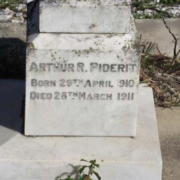 PIDERIT Arthur R. 1910-1911