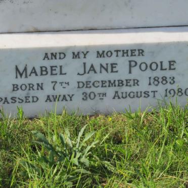 POOLE Mabel Jane 1883-1980