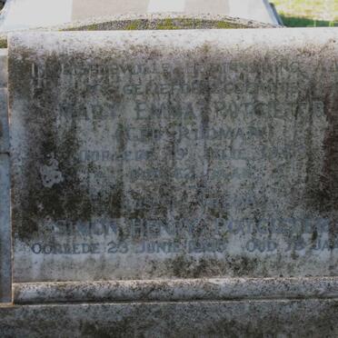 POTGIETER Simon Henry -1966 &amp; Mary Emma RUDMAN -1949