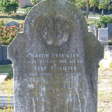 POTGIETER Martin -1918, Gert -1912 :: ? Mar