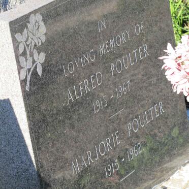 POULTER Alfred 1913-1967 &amp; Marjorie 1915-1962