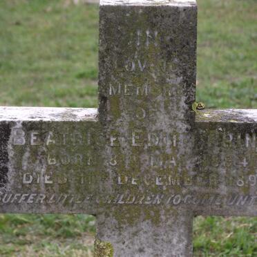 PRINCE Beatrice Edith 1894-1896