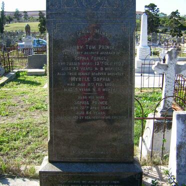 PRINCE Henry Tom -1902 &amp; Sophia -1944 :: PRINCE Myrtle Sophia -1902