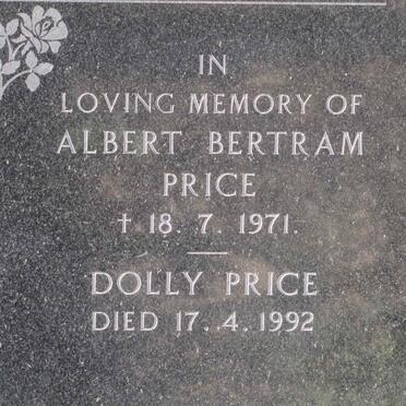 PRICE Albert Bertram -1971 :: PRICE Dolly -1992