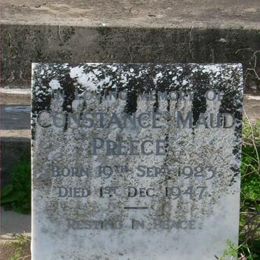 PREECE Constance Maud 1923-1947