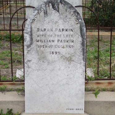 PARKIN Sarah -1899