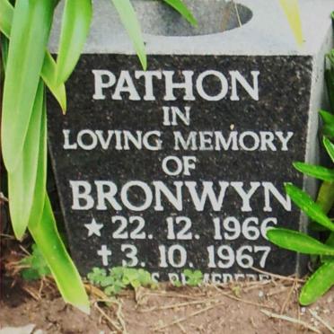 PATHON Bronwyn 1966-1967