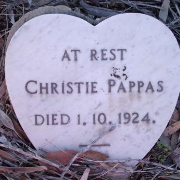 PAPPAS Christie -1924