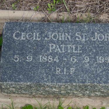 PATTLE Cecil John St.John 1884-1950