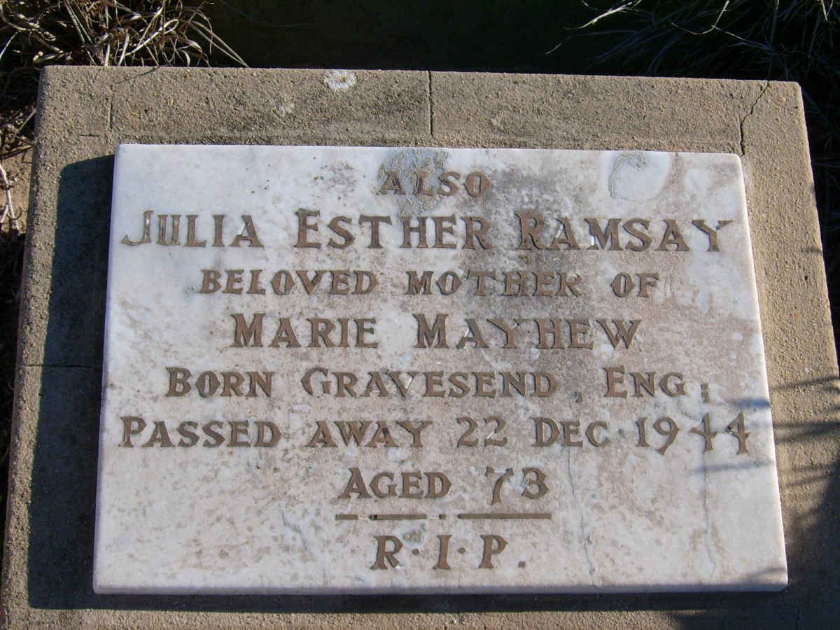 RAMSAY Julia Esther -1944