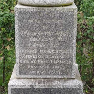 RAE Elizabeth Jane -1899