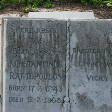 RAFTOPOULOS Konstantinos 1943-1968