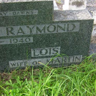 RAYMOND Margaret 1890-1940 :: LELEAN Martin Cope 1871-1944 :: LELEAN Lois 1871-1949 
