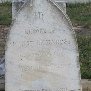 RICHARDS Philip -1912