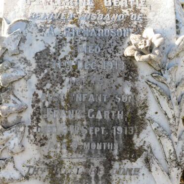 RICHARDSON Peregrine Bertie -1913 :: RICHARDSON Frank Garth -1913